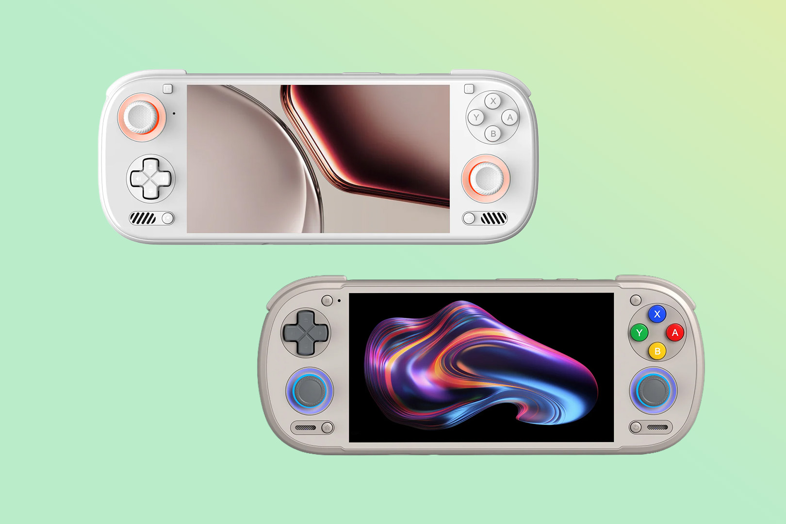 Promotional picture of Ayn Odin 3 and Retroid Pocket 6