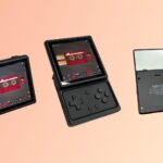 Leaked shots of a purported prototype of the Anbernic RG Rotate